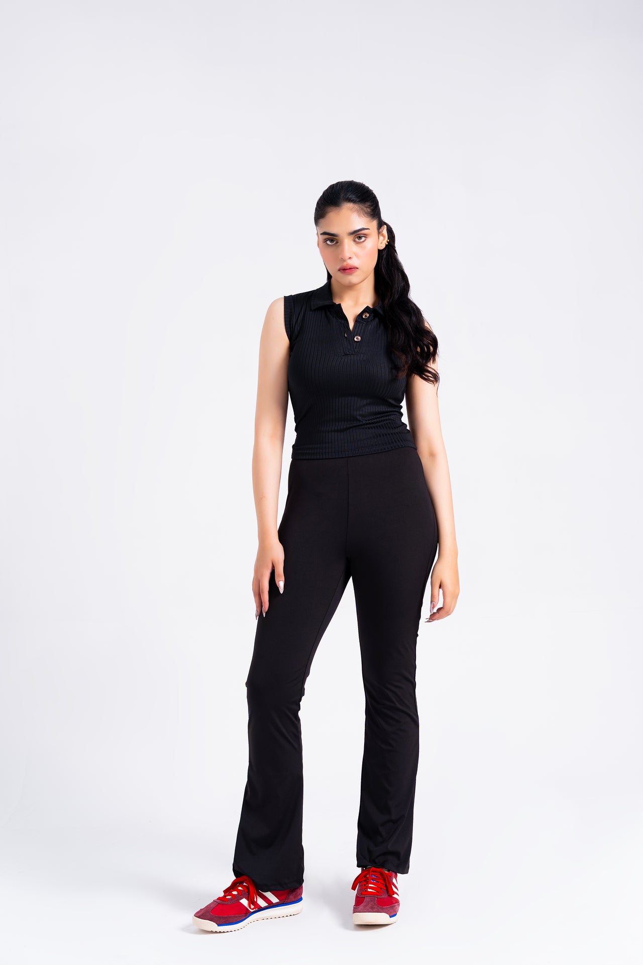 Everyday Flared Leggings - Black