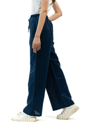 Pull-On Linen Pant - Navy Blue