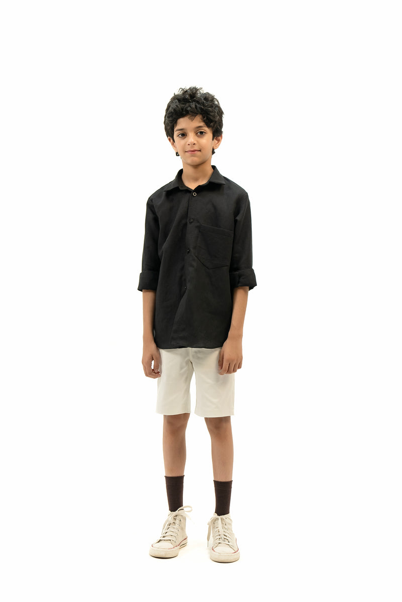 Boys Oxford Shirt - Black