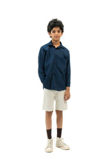 Boys Oxford Shirt - Navy Blue