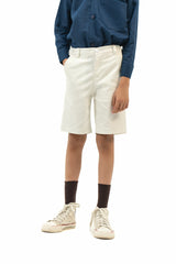 Boys Chino Short - White