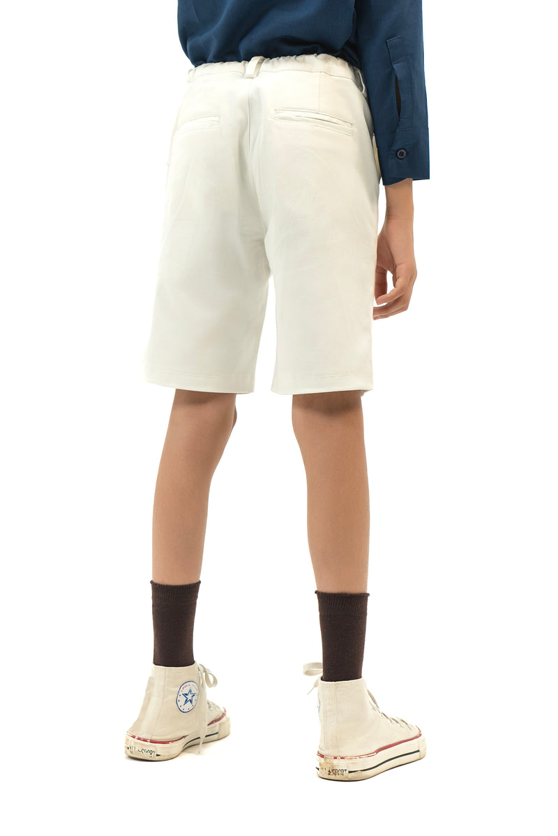 Boys Chino Short - White