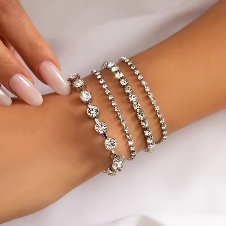 Multi Bracelet Set (Zirconia)