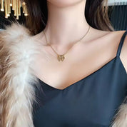 Necklace with multiple Plates