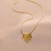 Necklace with multiple Plates