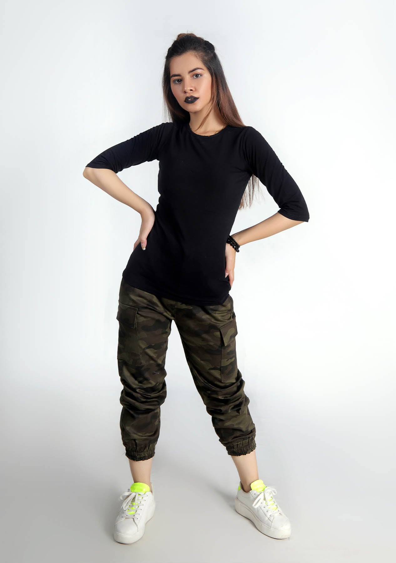 Three Quarter Sleeve T Shirt - Western t - shirt - Nine Ninety Nine