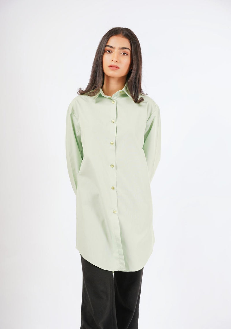Oversized Shirt - light green