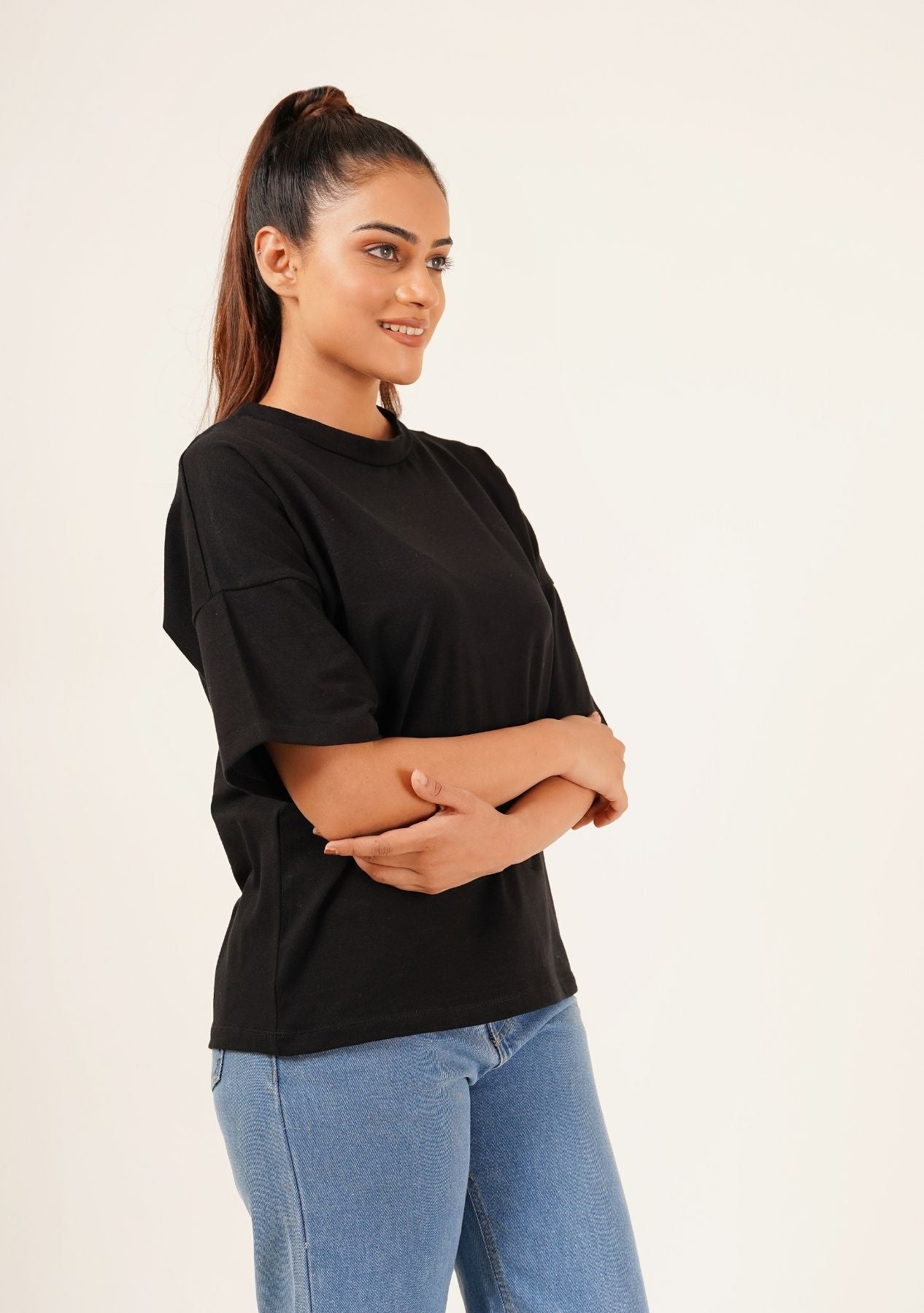 Oversized T Shirt - Black