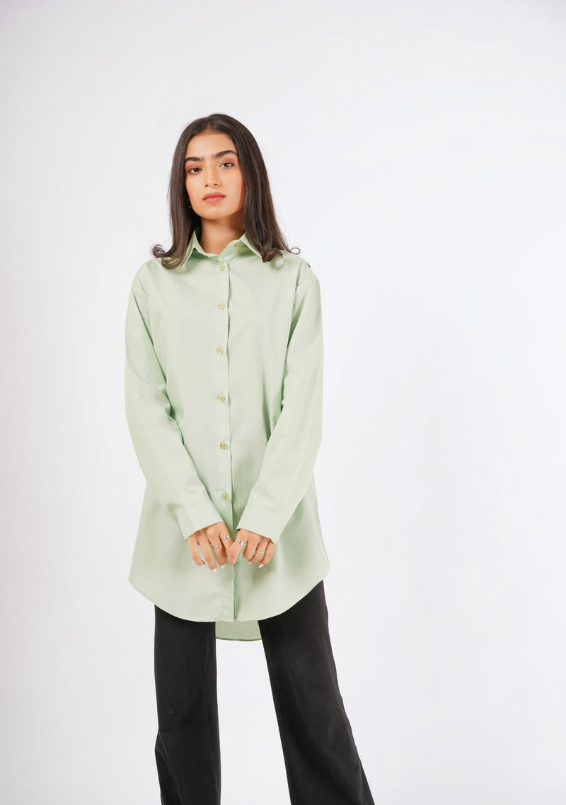 Oversized Shirt - light green