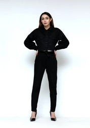 Cropped jacket - Co-ord Matching Separate - 999.com.pk  - Pakistan Fashion