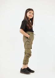 Girls Jogger Pant - Green