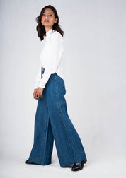 High rise Wide leg bootcut jean - denim jean for women