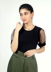 Flowy Cargo Pant - Green
