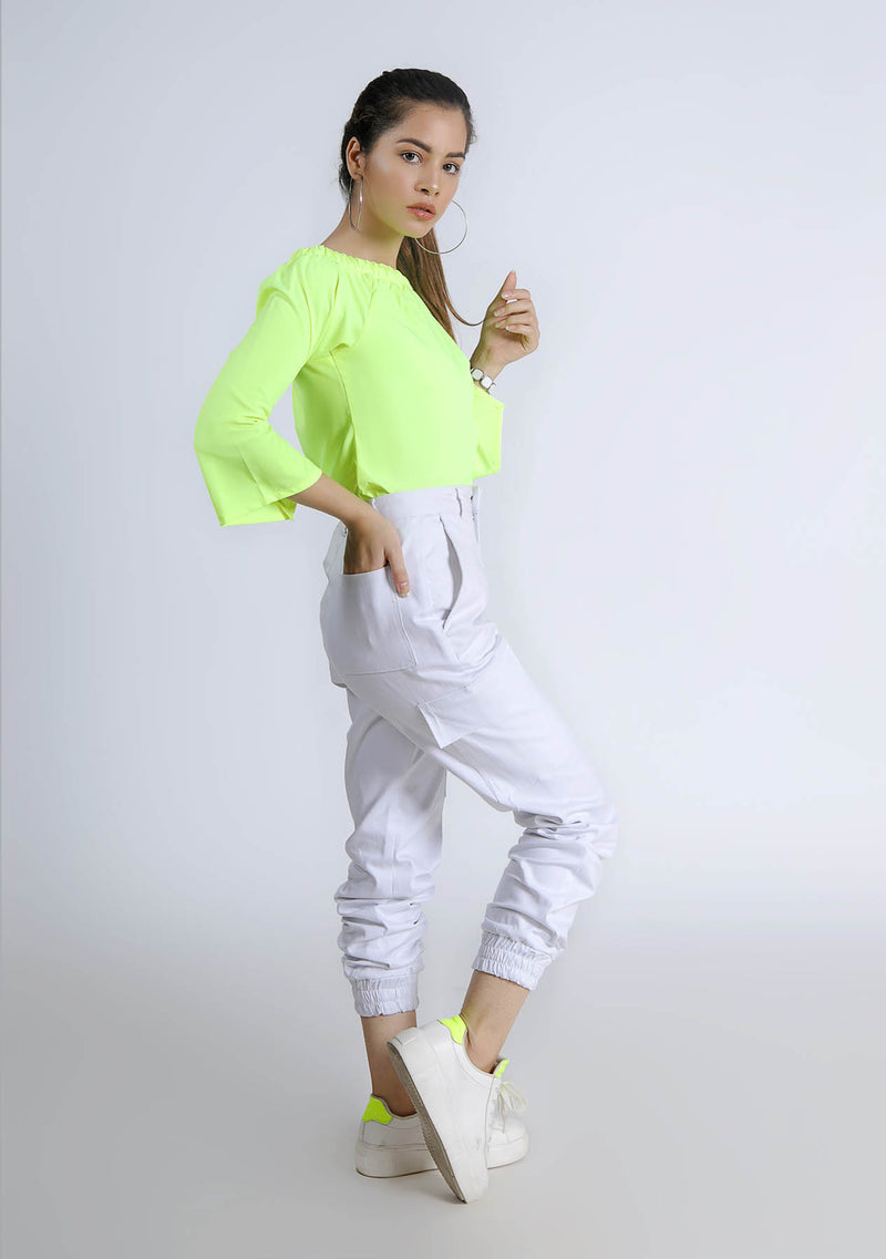 Jogger Pant in White