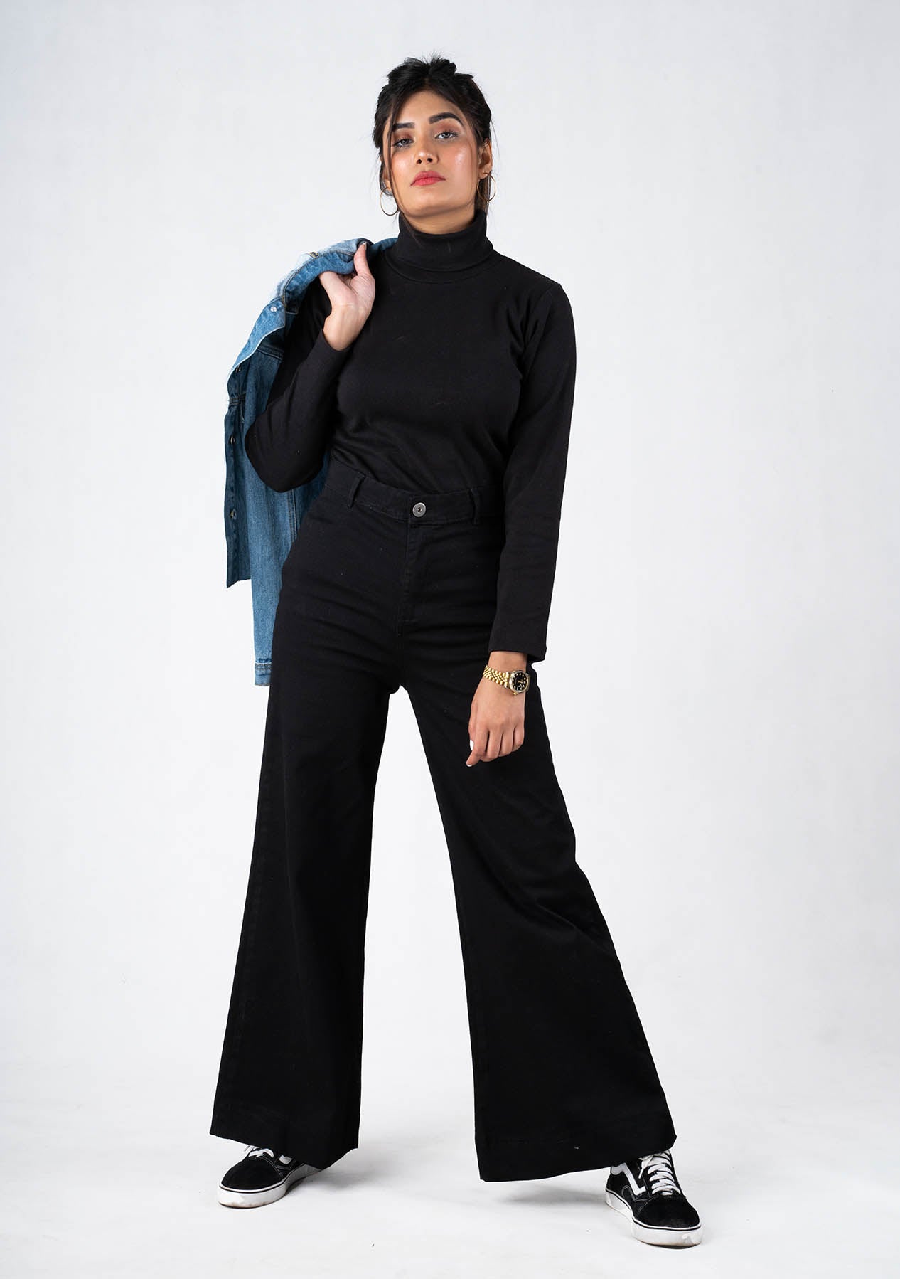 Womens Turtle Neck Top - High Neck top Pakistan