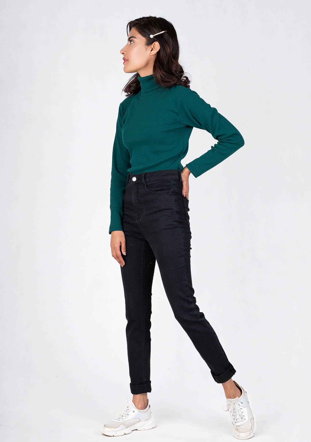 High Waisted Skinny Jeans