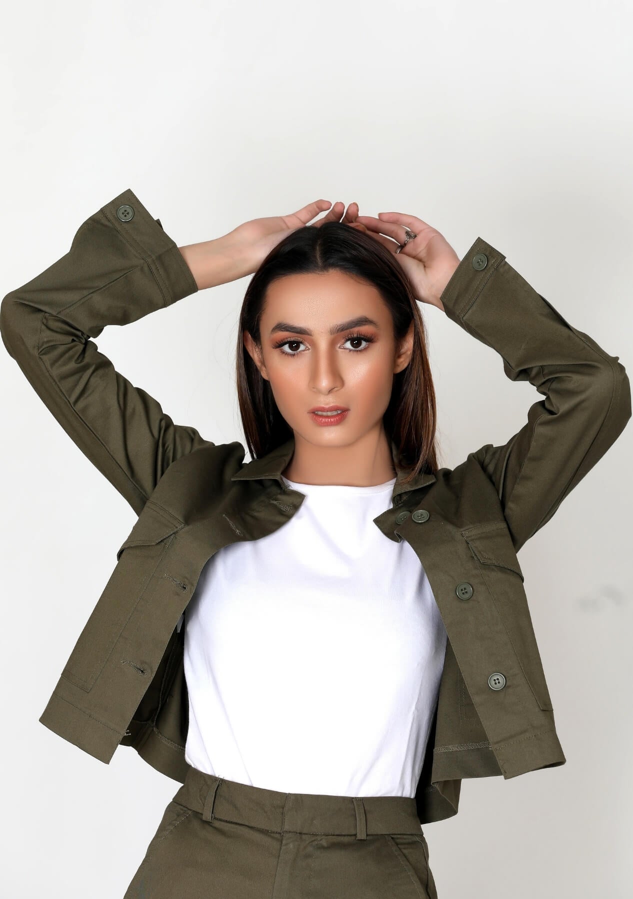 Cropped jacket - Co-ord Matching Separate - 999.com.pk  - Pakistan Fashion