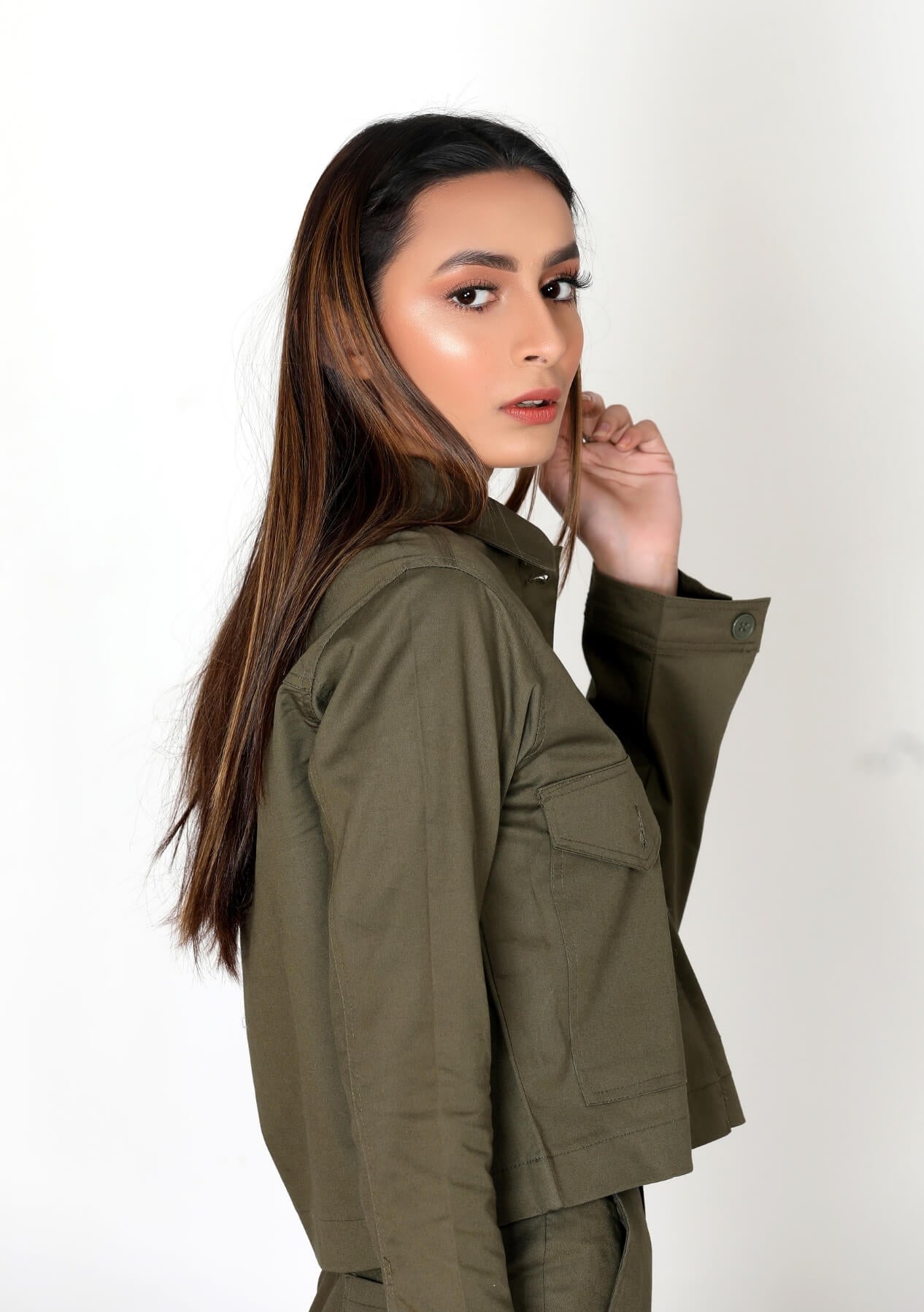 Cropped jacket - Co-ord Matching Separate - 999.com.pk  - Pakistan Fashion