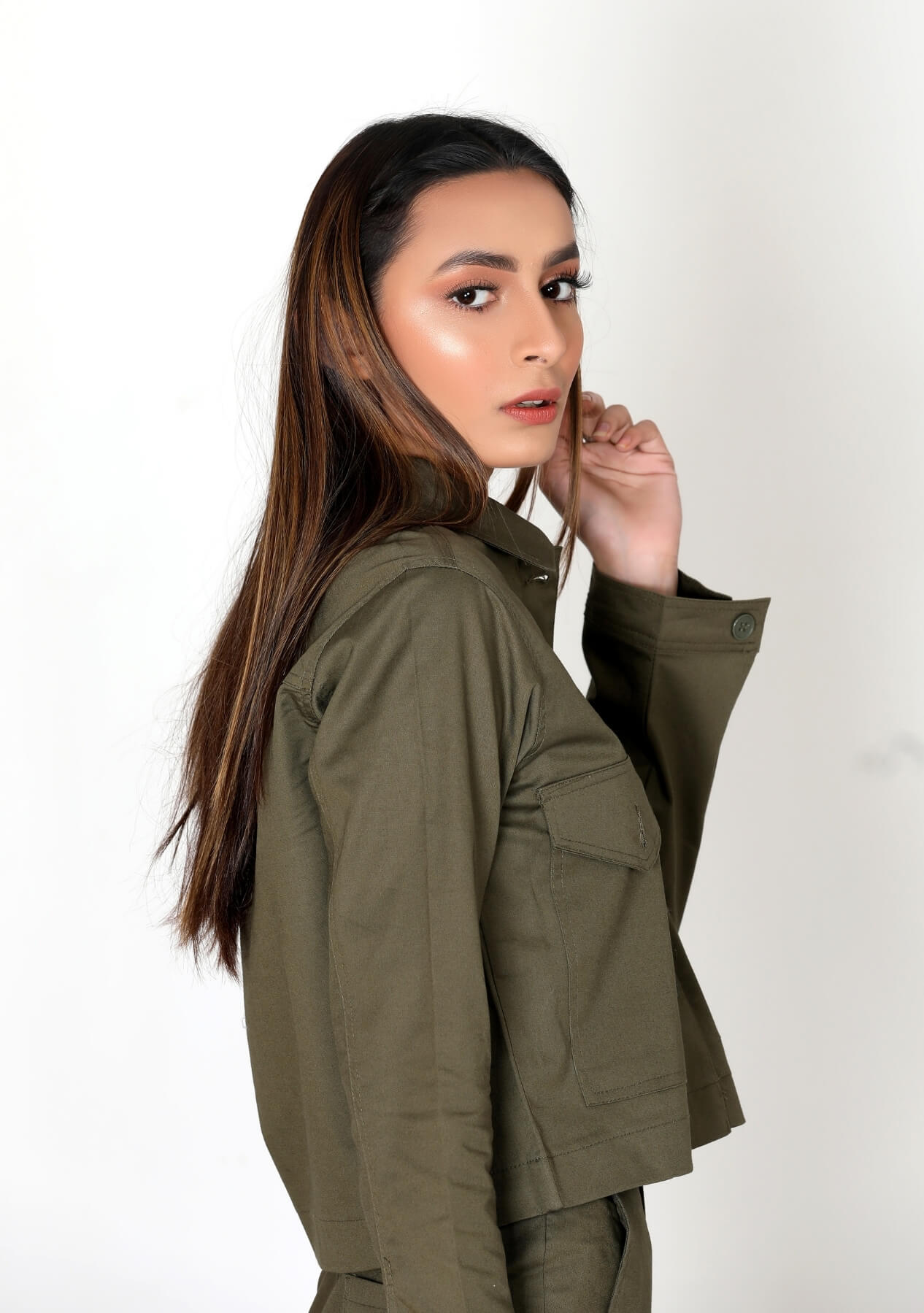 Cropped jacket - Co-ord Matching Separate - 999.com.pk  - Pakistan Fashion