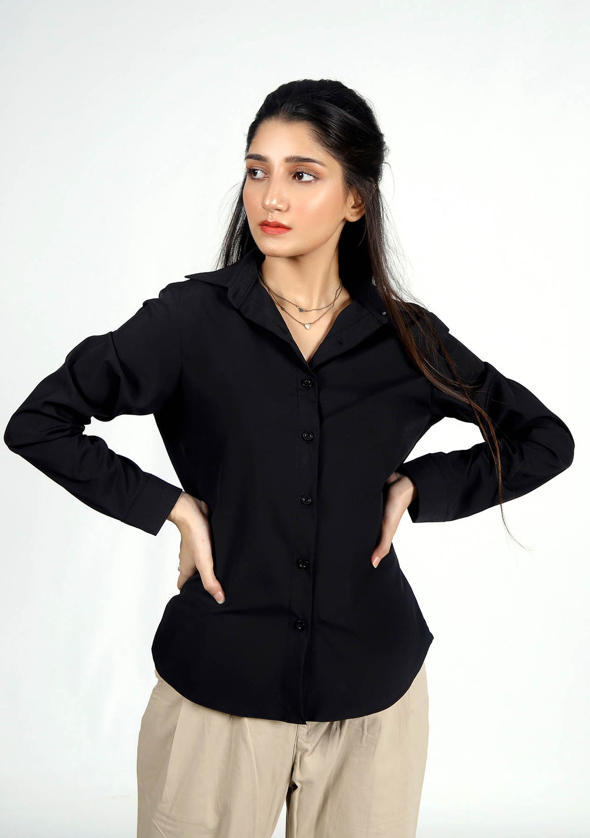 Button down shirt Dress shirt Western women shirt Pakistan Nine Ninety Nine