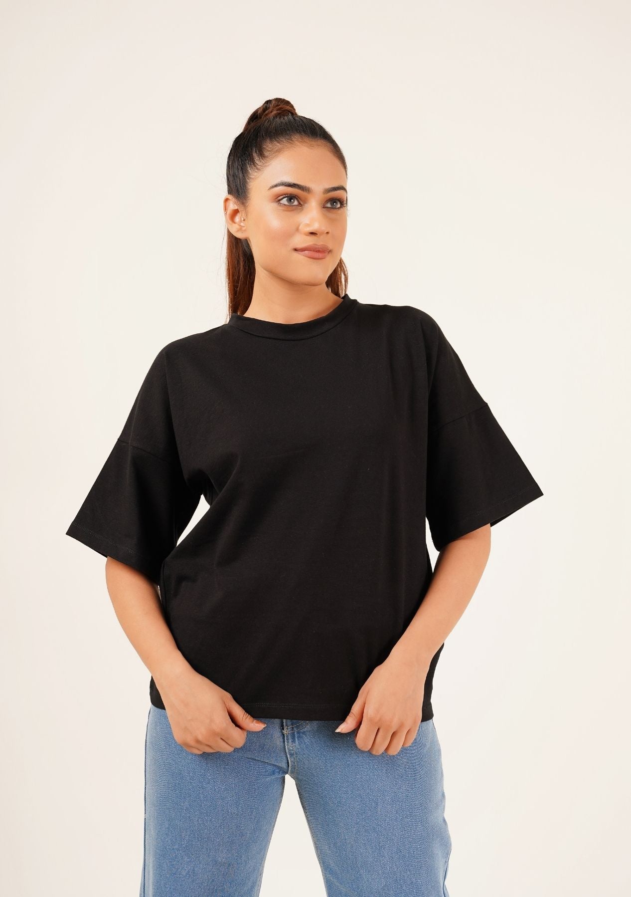 Oversized T Shirt - Black