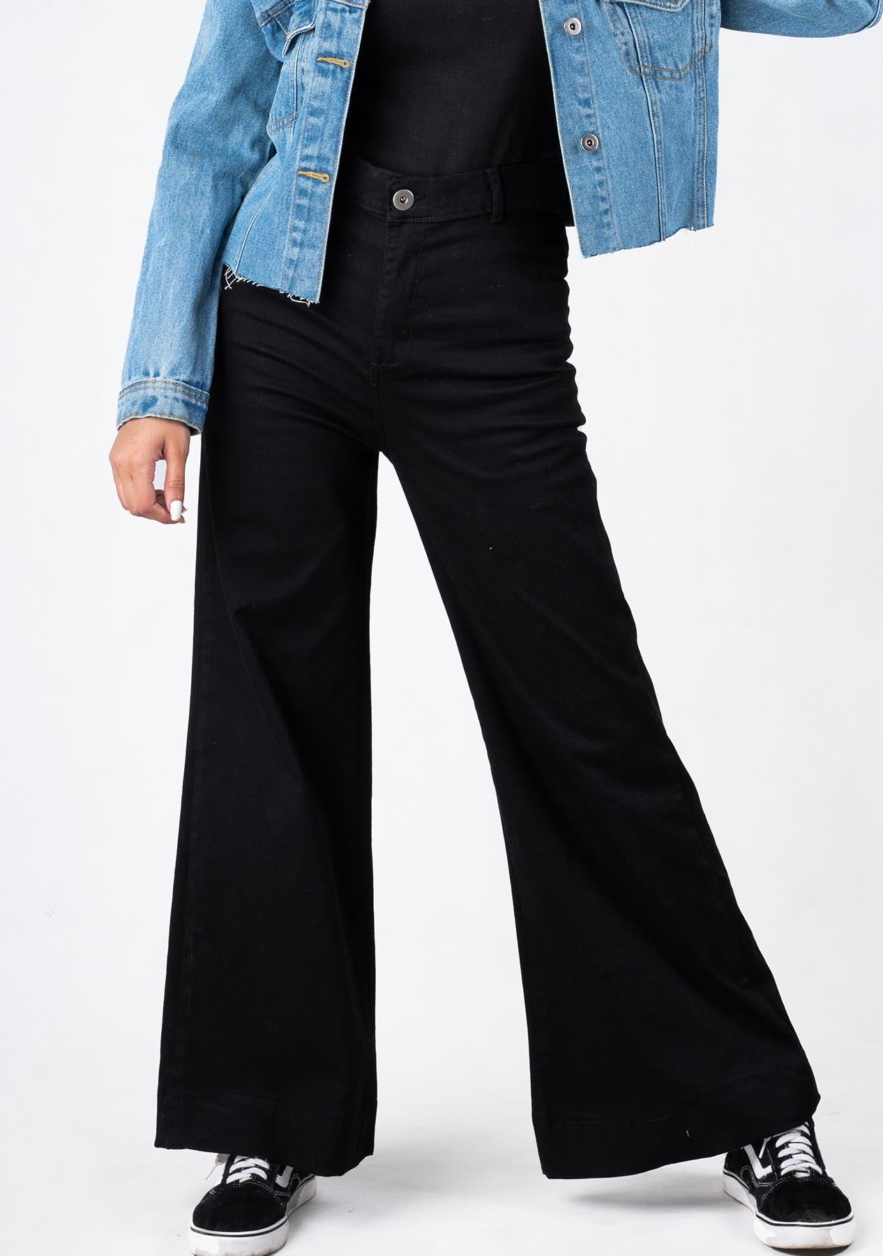 High rise Wide leg bootcut jean - denim jean for women
