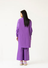 Long Tunic Shirt - Purple