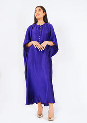 Kaftan (pleated fabric) - royal blue