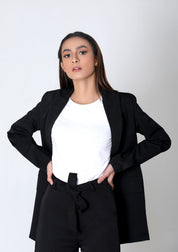Long Blazer - Black