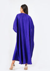Kaftan (pleated fabric) - royal blue