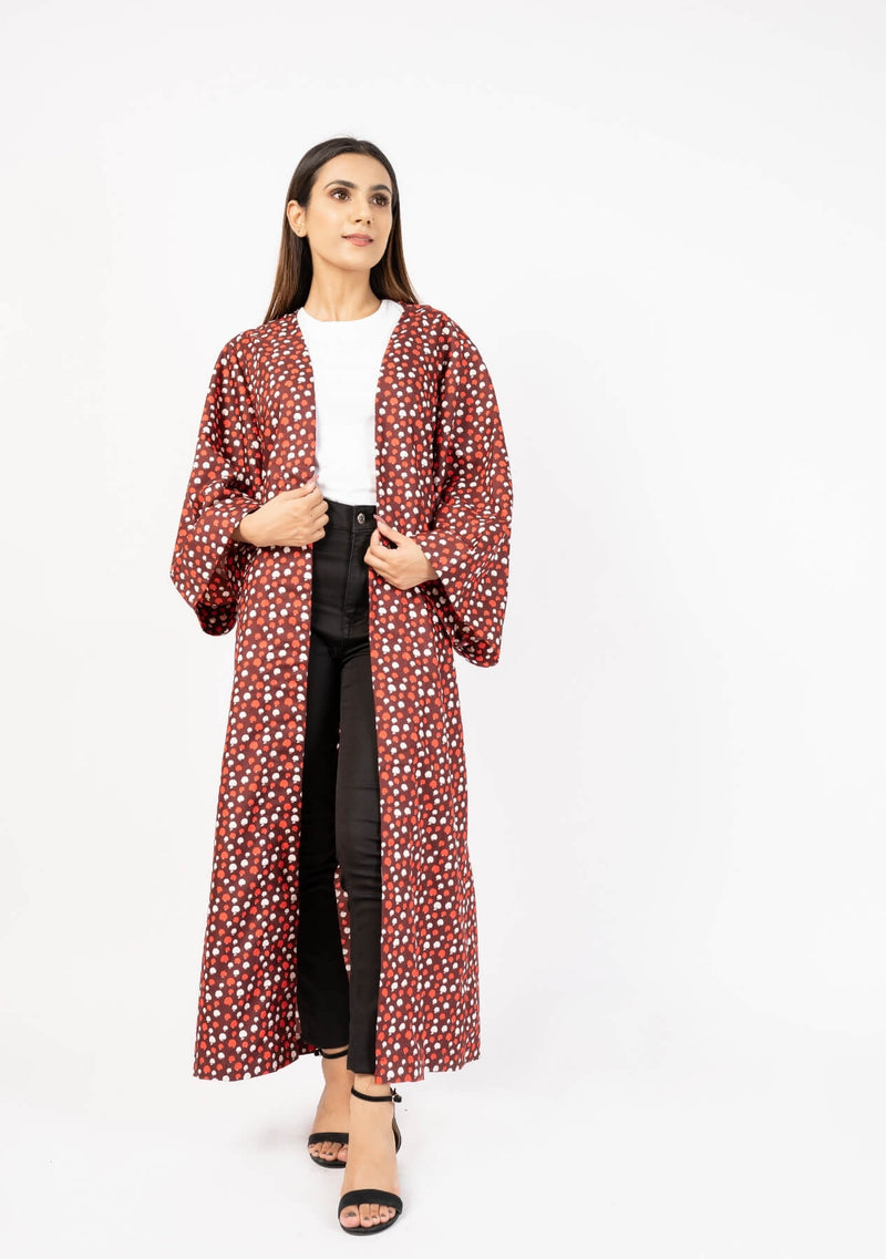 Belted Kimono - Women Long Dress - Western Dress Pakistan