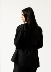 Short Belted Kimono - Black