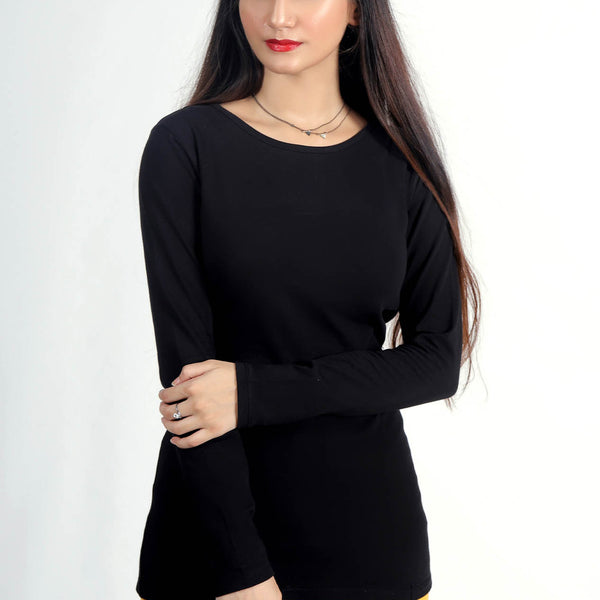 Long sleeve black undershirt hotsell