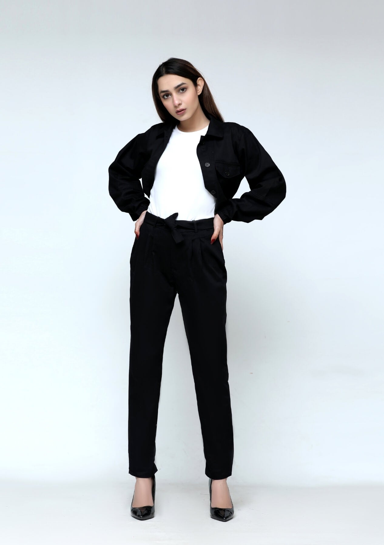 Cropped jacket - Co-ord Matching Separate - 999.com.pk  - Pakistan Fashion