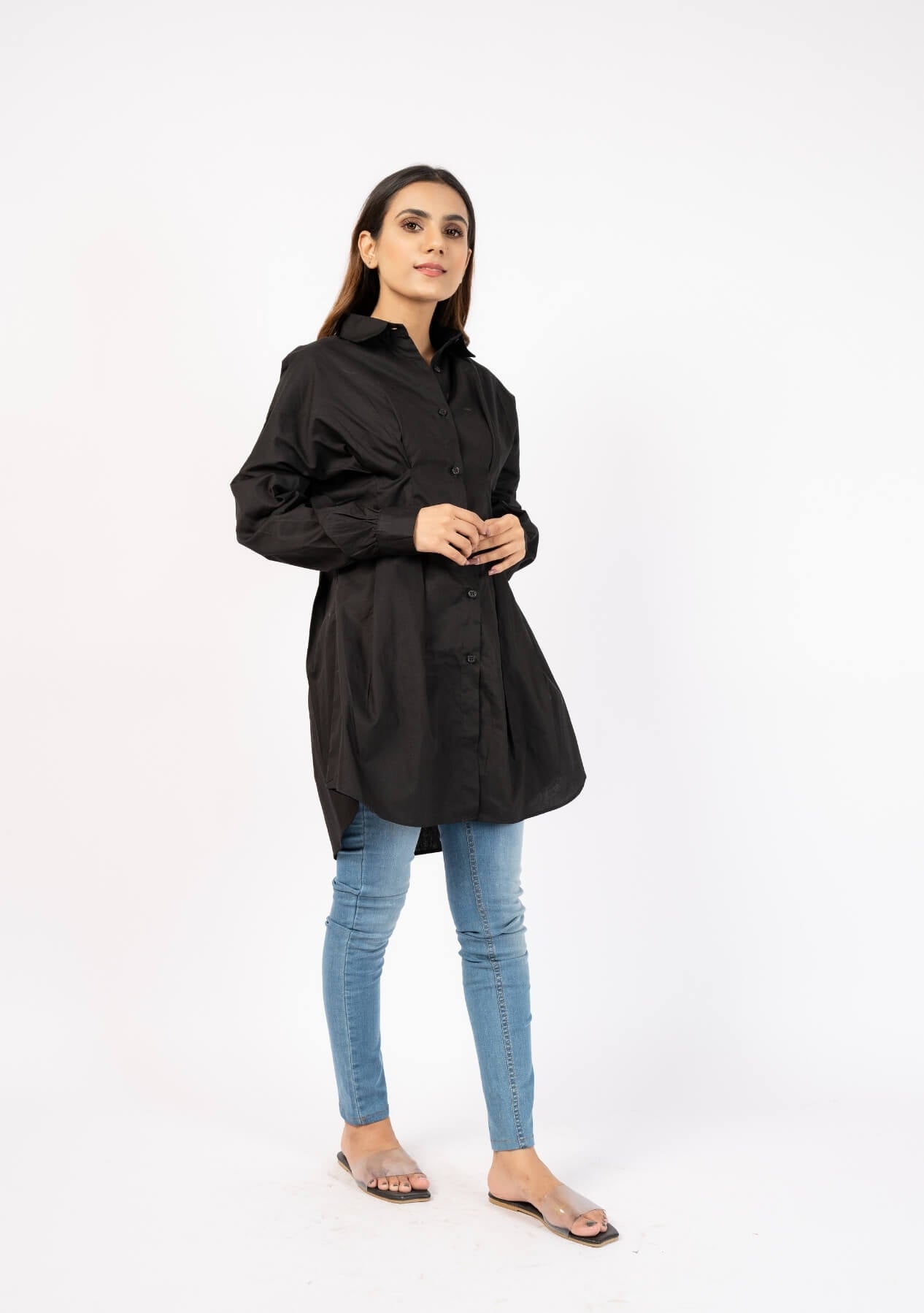 Mini Shirt Dress - Women Dress - Western Tops Pakistan