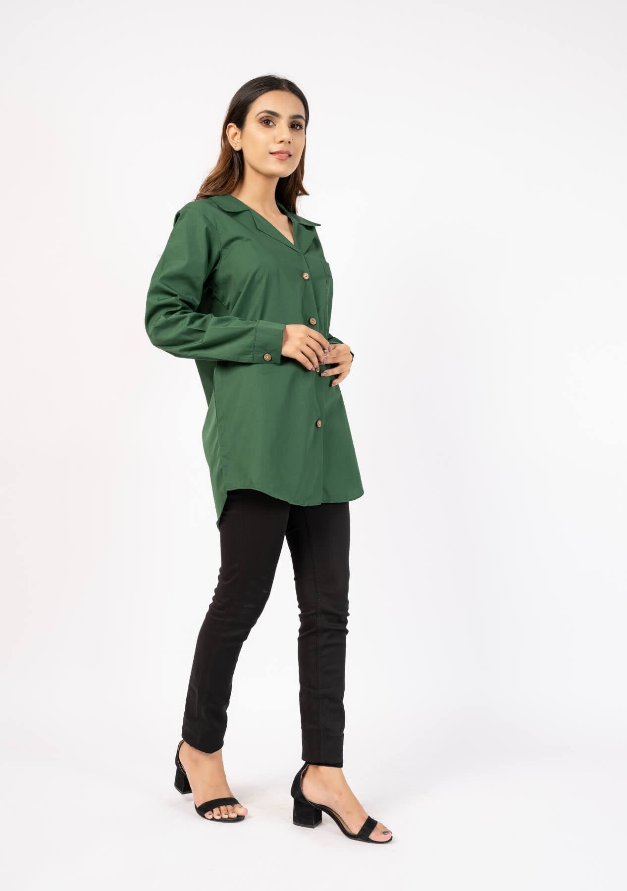 Long Sleeve Women Blouse - Western Top Pakistan - 999.com.pk