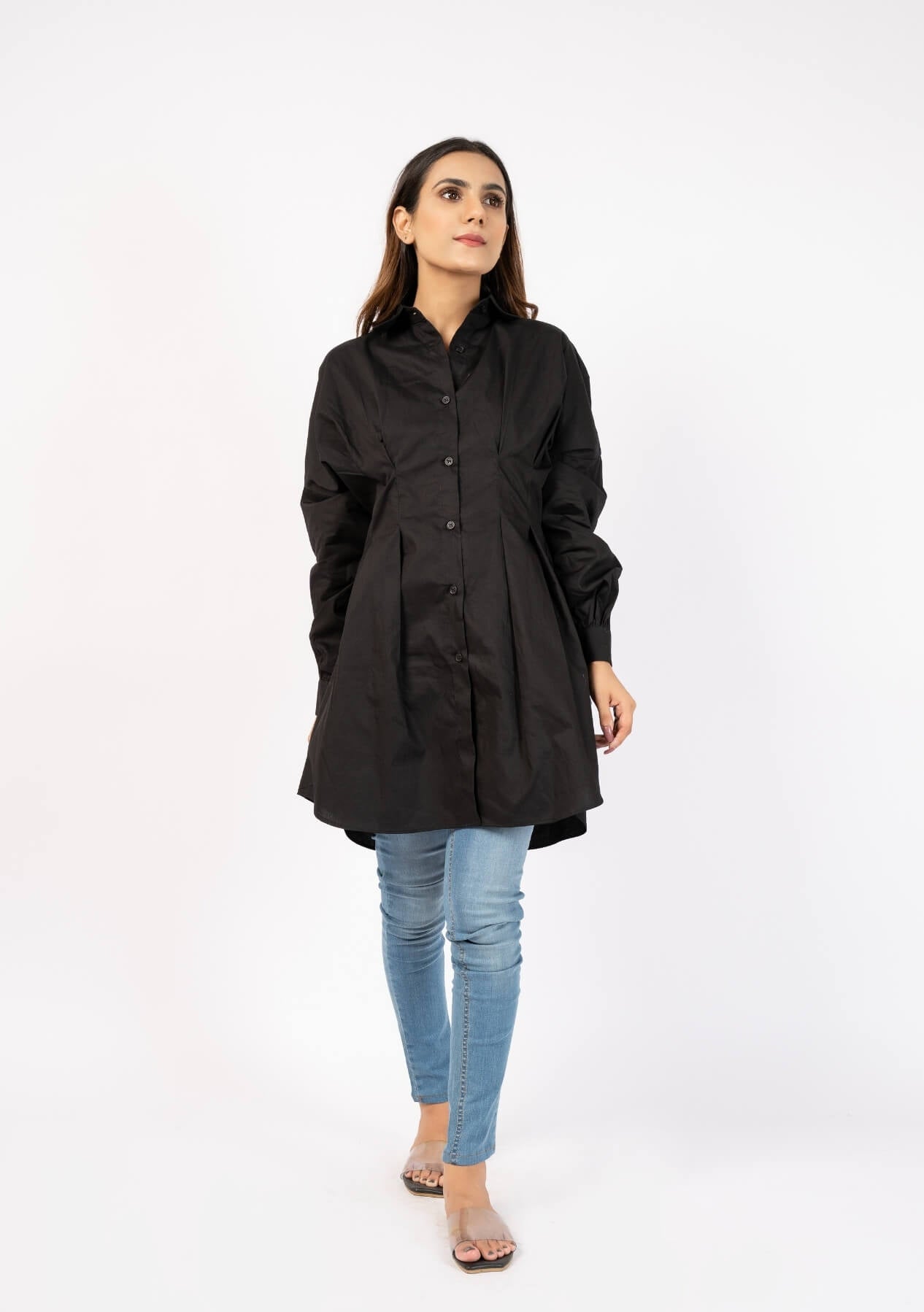Mini Shirt Dress - Women Dress - Western Tops Pakistan