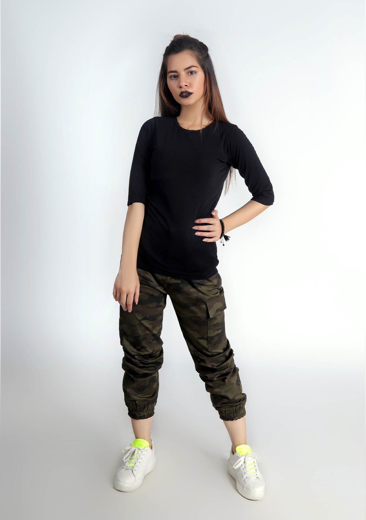 Three Quarter Sleeve T Shirt - Western t - shirt - Nine Ninety Nine