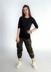 Three Quarter Sleeve T Shirt - Western t - shirt - Nine Ninety Nine