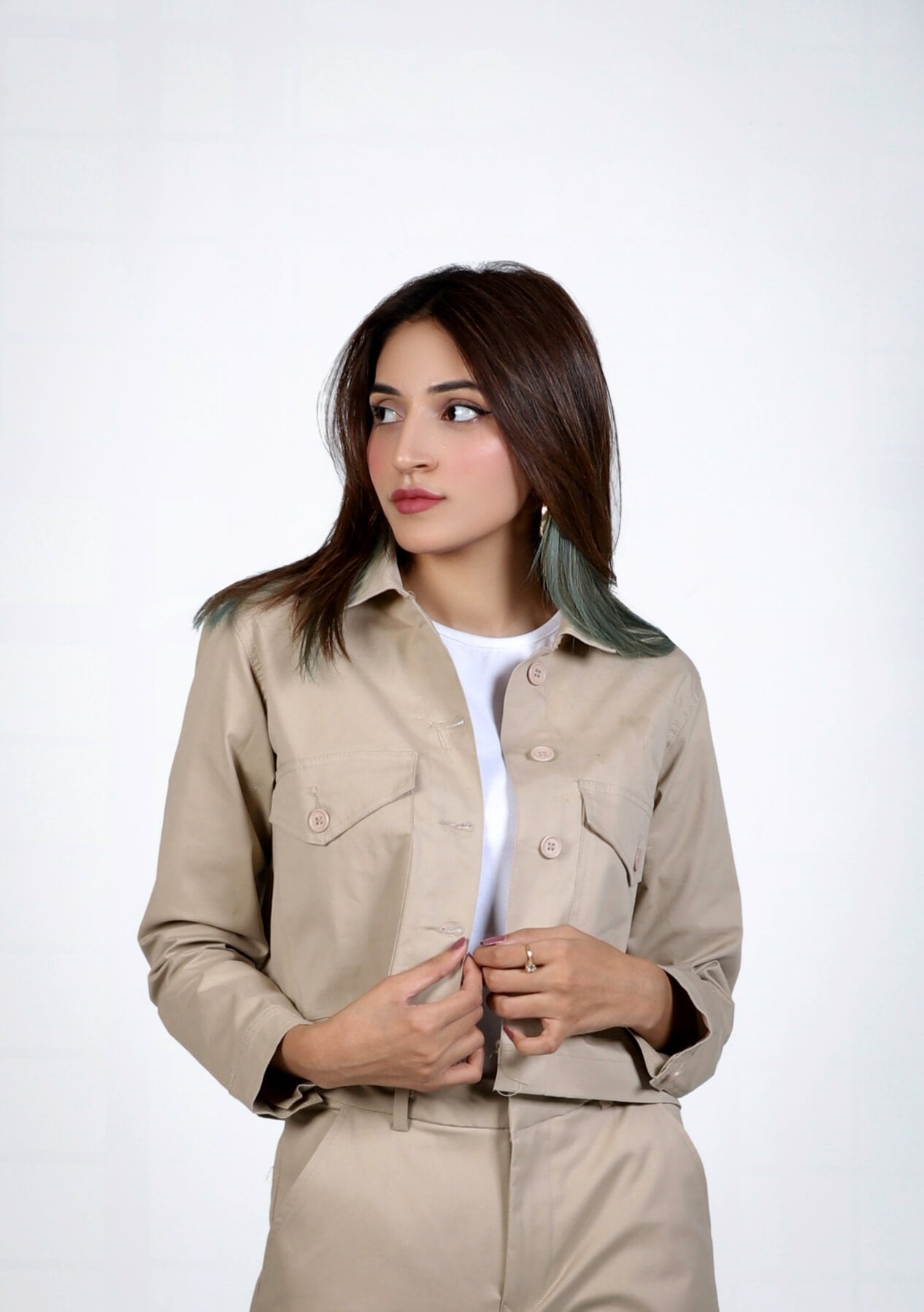 Cropped jacket - Co-ord Matching Separate - 999.com.pk  - Pakistan Fashion